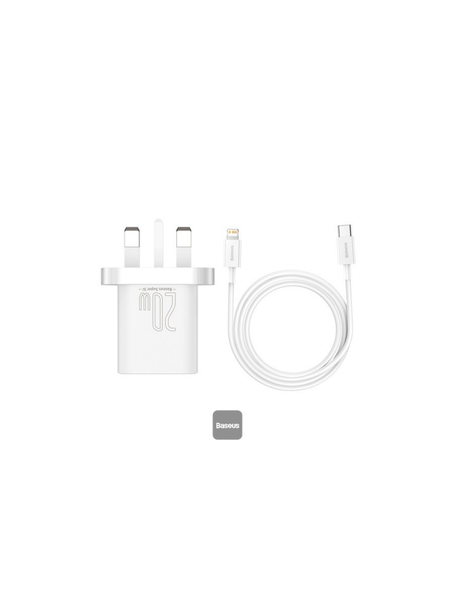 Baseus super is quick charger 20w + cable Type-c to Lightning