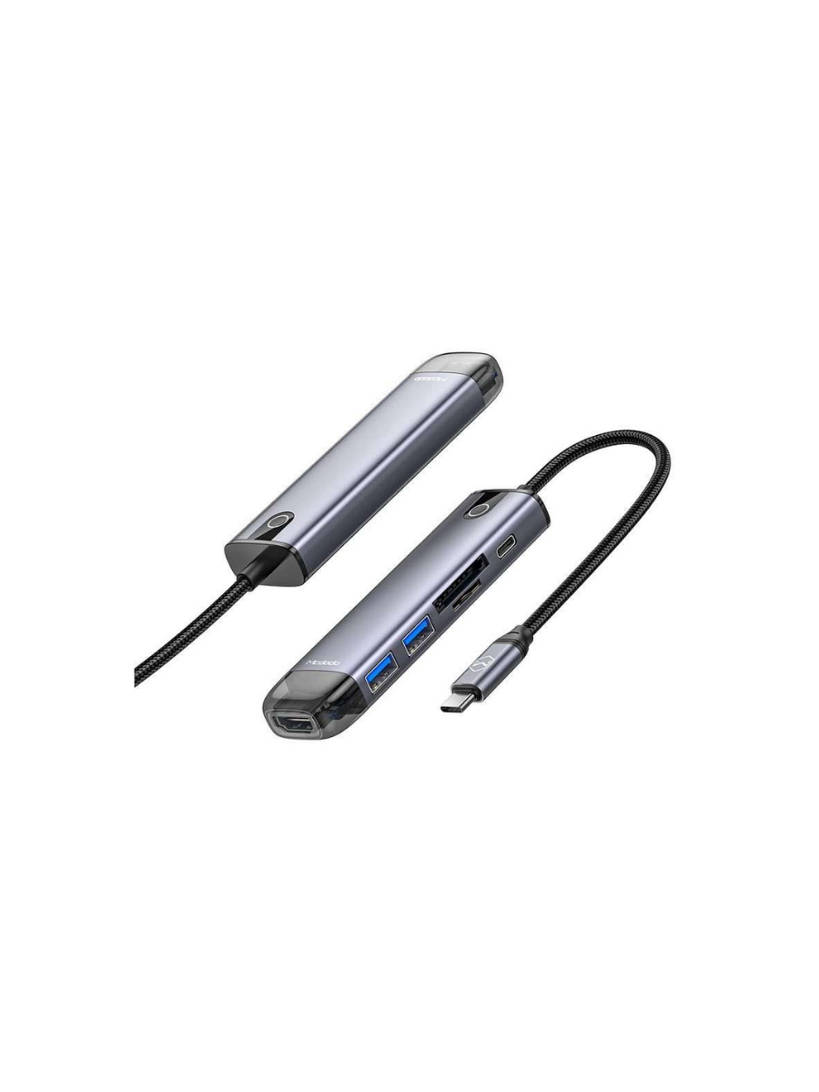 Mcdodo 6-in-1 USB-C Hub (100W PD)