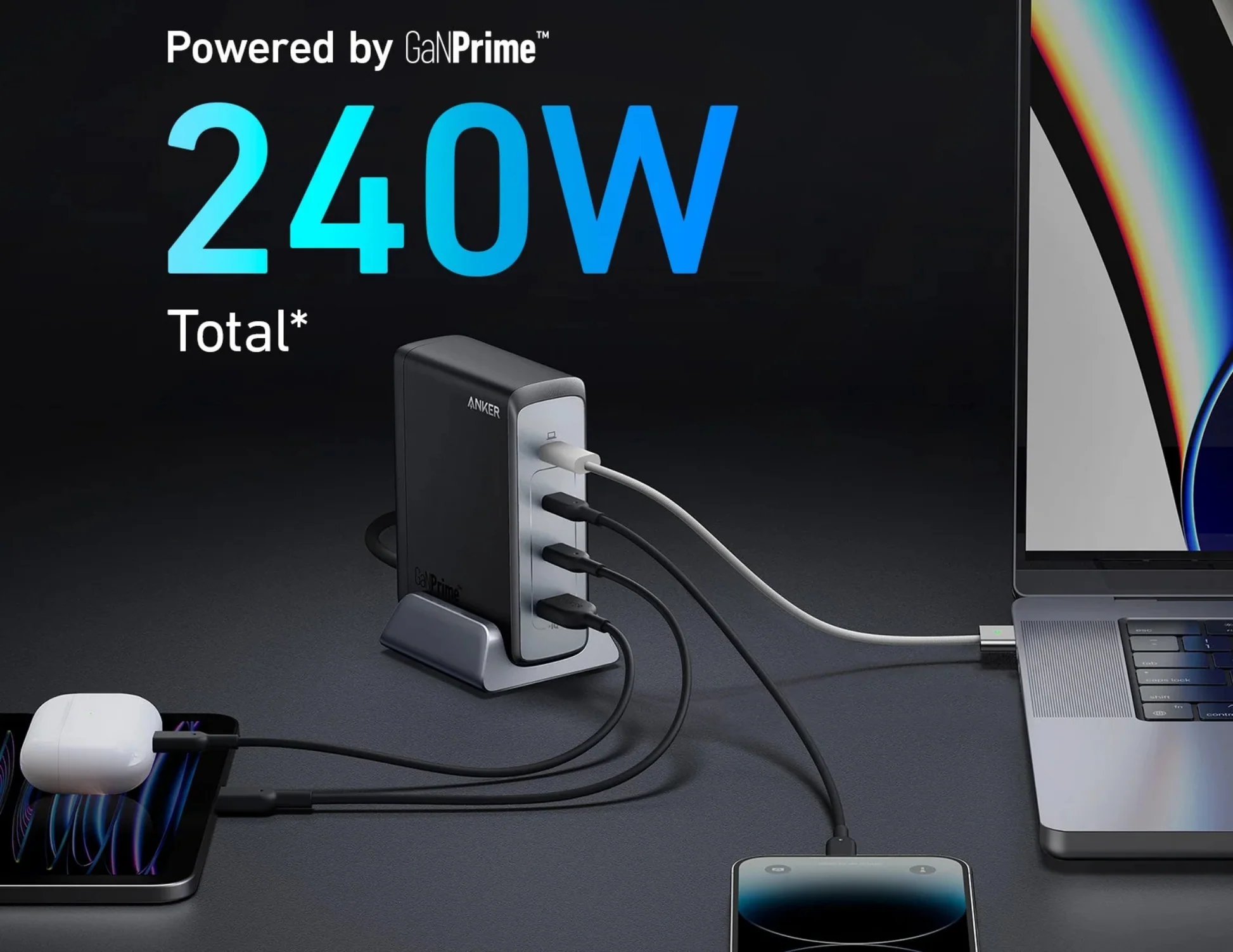 Anker Prime 240W GaN Desktop Charger