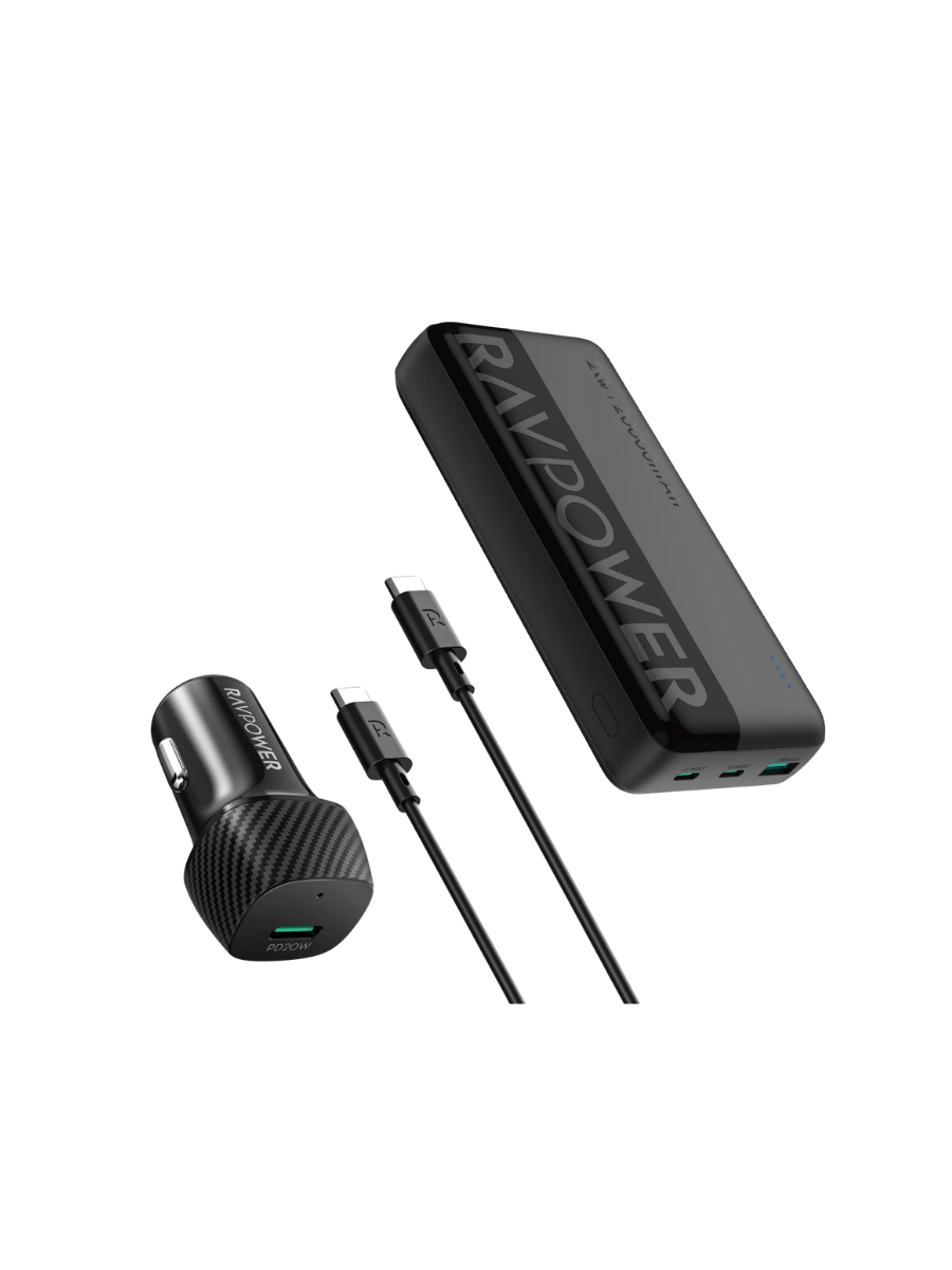 RAVPower RP-VC1015 Car Charger Combo
