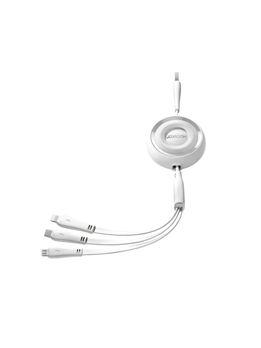Joyroom  3-in-1 mini Retractable Charging Cable 1m