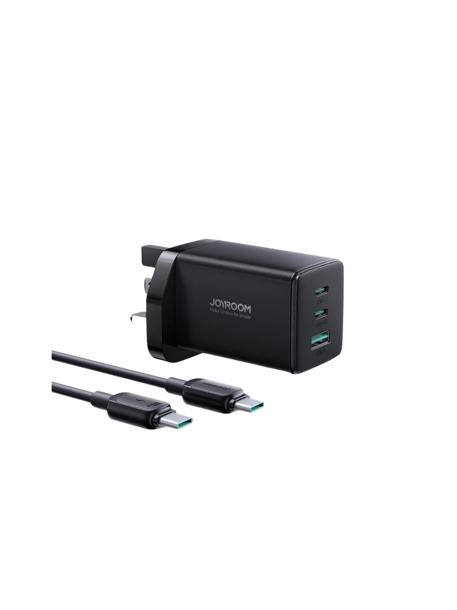 Joyroom GaN Ultra 65W 2C1A Fast Charger+100W C to C Cable 1.2m-UK